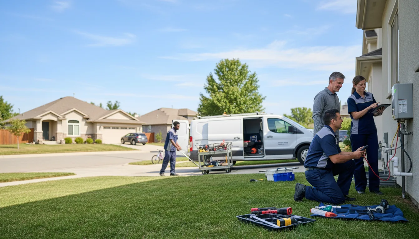 Tankless water heater service in Henning, IL